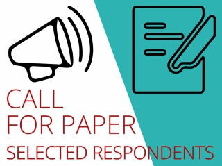 CALL FOR PAPER 2019 - Selected respondents
